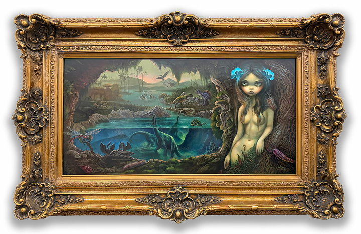 Jasmine Becket-Griffith & David Van Gough DEATH & THE MAIDEN LOST WORLD (FRAMED)
