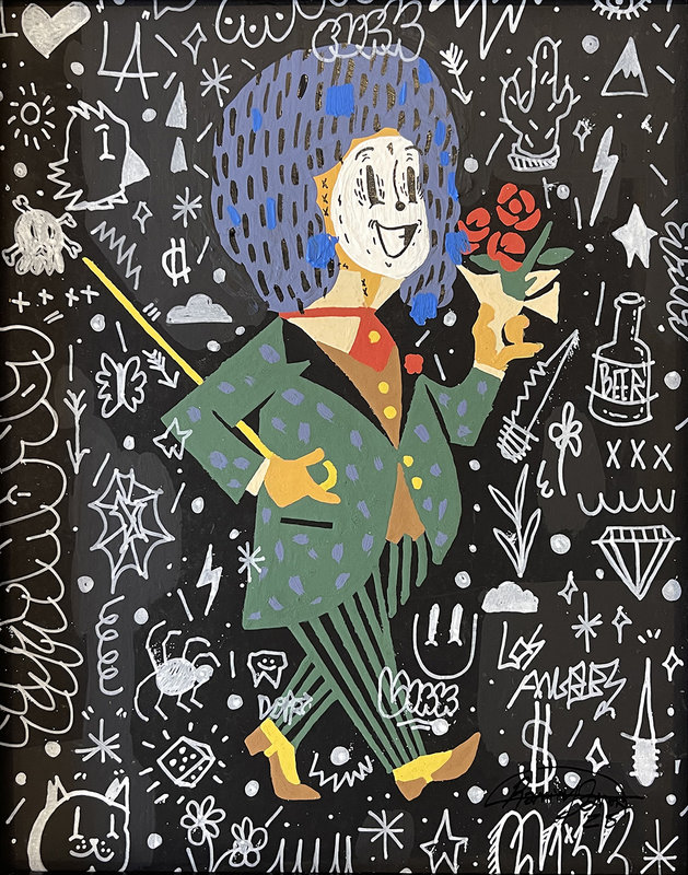 Altered Images Vintage Paint-By-Numbers Reimagined THE FLASHY 90'S