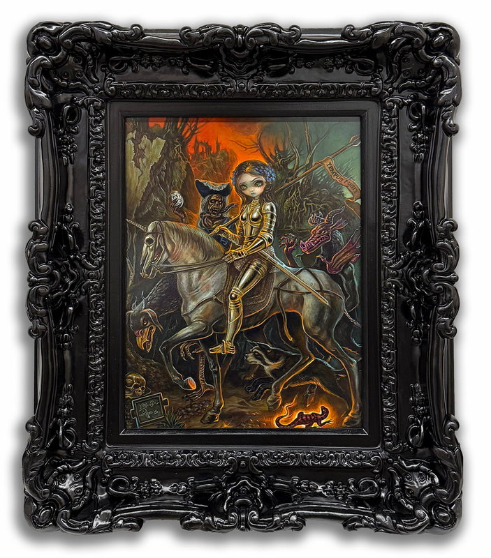 Jasmine Becket-Griffith & David Van Gough DEATH & THE MAIDEN TEMPUS FUGIT (FRAMED)