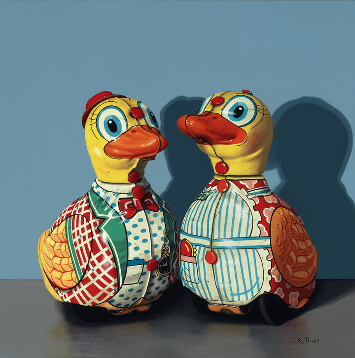 JONATHAN CATHEY & KARI TIRRELL 2 SOLO EXHIBITIONS SITTING DUCKS