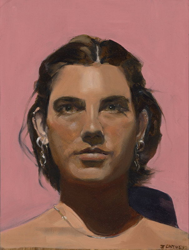 JONATHAN CATHEY & KARI TIRRELL 2 SOLO EXHIBITIONS PORTRAIT OF A YOUNG ARTIST
