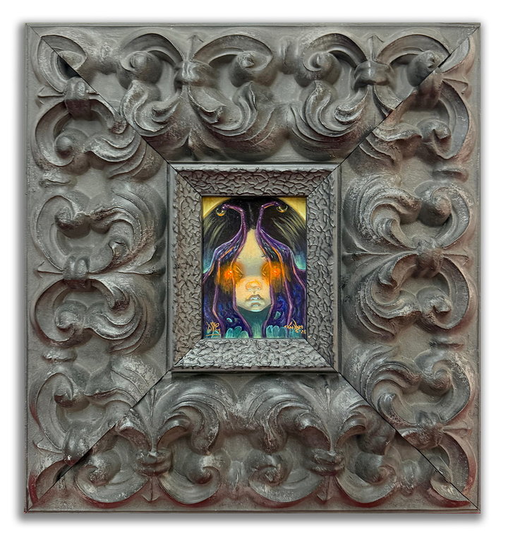 Jasmine Becket-Griffith & David Van Gough DEATH & THE MAIDEN NIGHT VEIL (FRAMED)