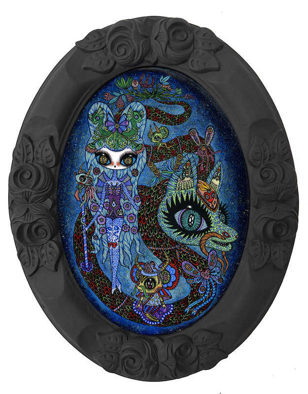20TH ANNIVERSARY GROUP SHOW Main Gallery NOCTURNAL DRAGON'S DREAM (FRAMED)