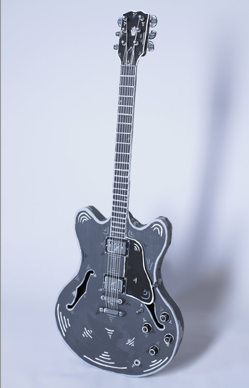 Dosshaus Paper-Thin Hotel ELECTRIC GUITAR (GIBSON ES-335)