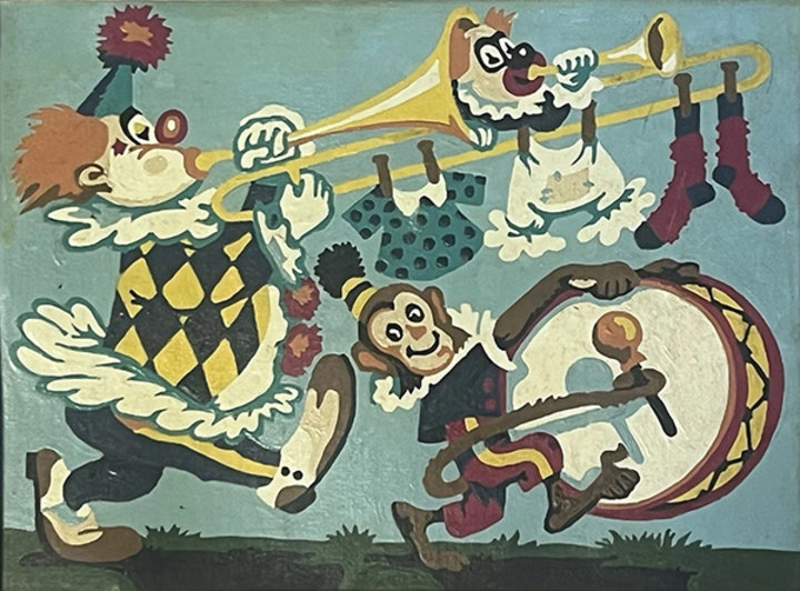 Altered Images Vintage Paint-By-Numbers Reimagined BEFORE