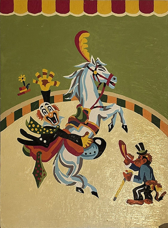 Altered Images Vintage Paint-By-Numbers Reimagined BEFORE