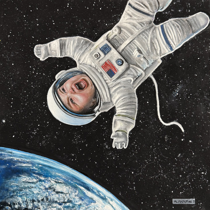 ART COLLECTOR STARTER KIT XI GROUP SHOW A COLLECTION OF 12" X 12" WORKS ASTROPHOBIA: FEAR OF SPACE