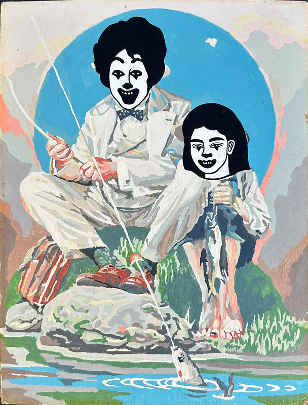 Altered Images Vintage Paint-By-Numbers Reimagined FISH FILET