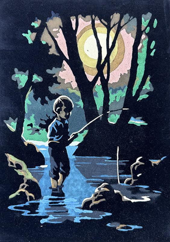 Altered Images Vintage Paint-By-Numbers Reimagined BEFORE