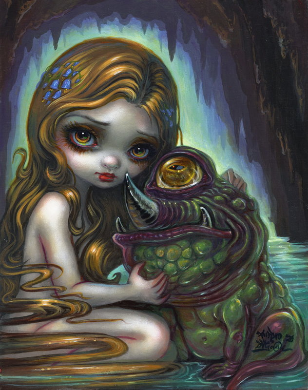 Jasmine Becket-Griffith & David Van Gough DEATH & THE MAIDEN GROG'S GRIP