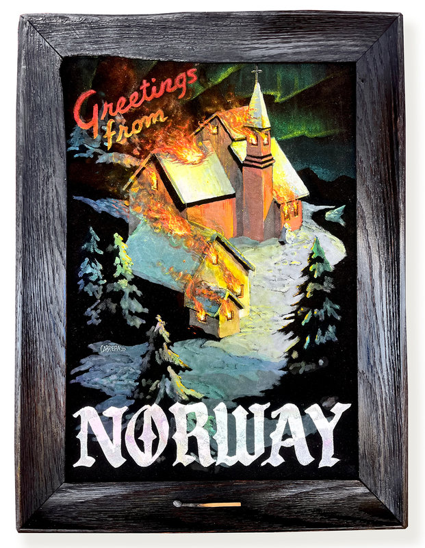 Altered Images Vintage Paint-By-Numbers Reimagined LIVE IN BERGEN ' 92