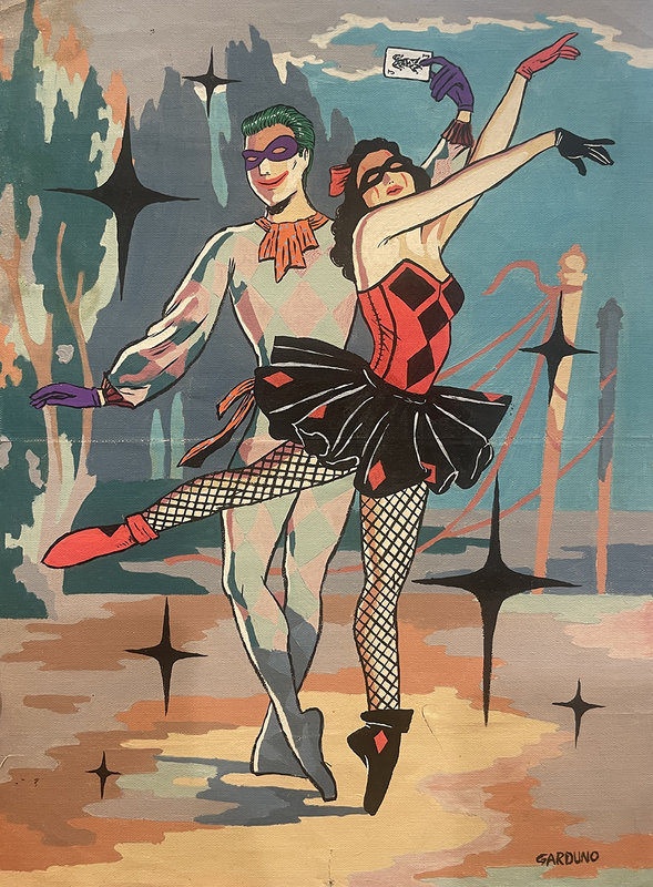 Altered Images Vintage Paint-By-Numbers Reimagined TIL DEATH