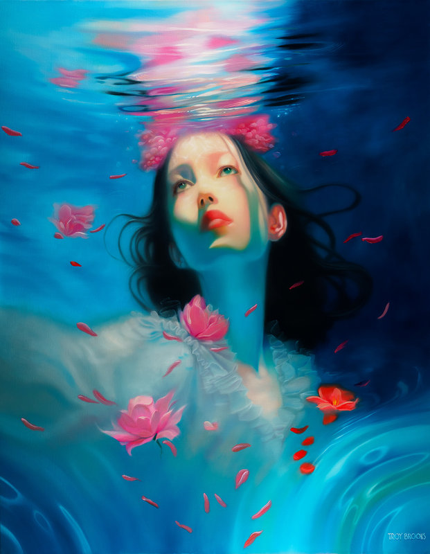 TROY BROOKS BLOOM CALM UNDER THE WAVES