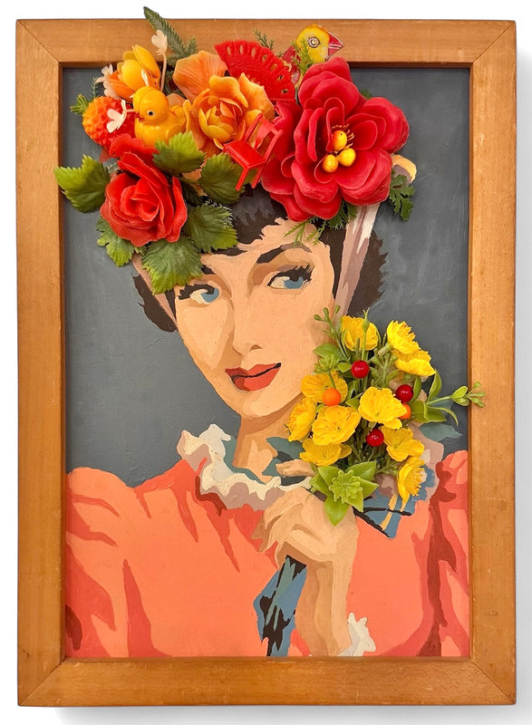 Altered Images Vintage Paint-By-Numbers Reimagined MRS DALLOWAY