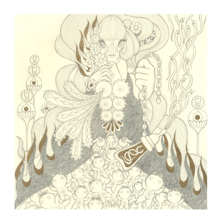 THREE-ARTIST EXHIBIT Lampe, Yamamoto & Mizuno SOMA: BIRTH (PENCIL DRAWING)