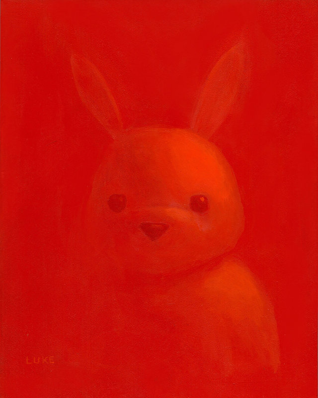 LUKE CHUEH Negative Space CADMIUM RED AND ORANGE