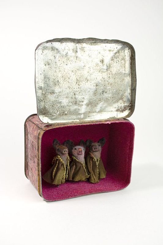 BOUND BY NATURE Lisa Ericson, Dena Seiferling & Yulia Pustoshkina THREE BATS (UPSIDE DOWN)