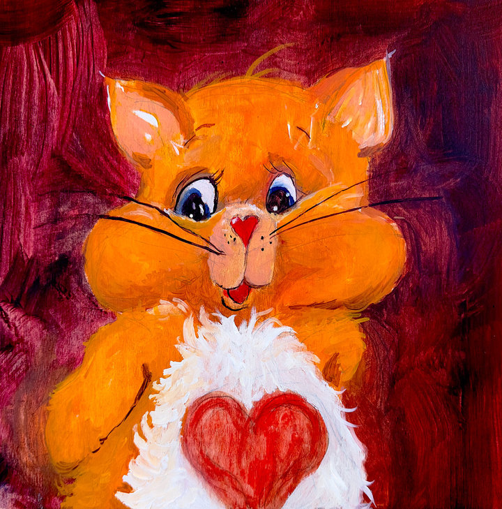 Care Bears™ Forever Group Show LOVELY LOVE CAT