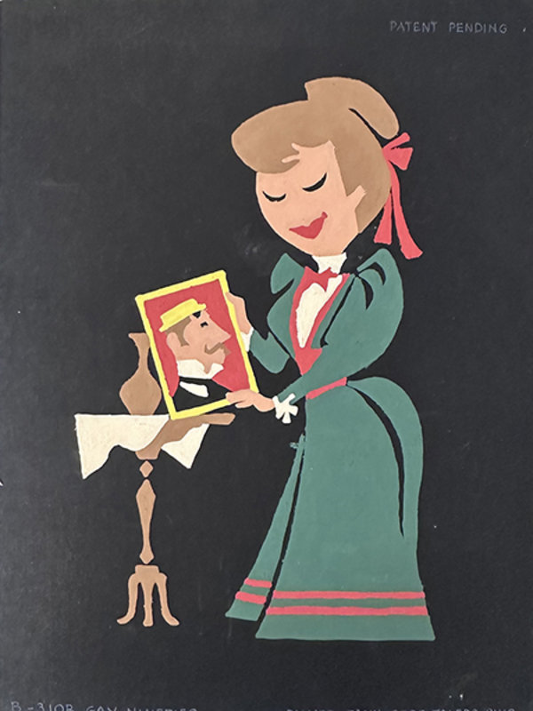 Altered Images Vintage Paint-By-Numbers Reimagined BEFORE