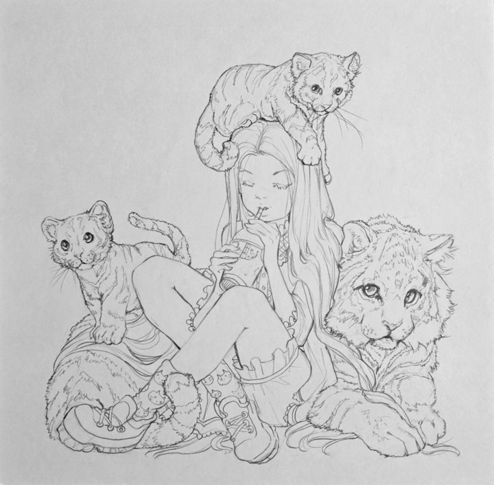 Camilla d'Errico Fabled Realms COOL CATS