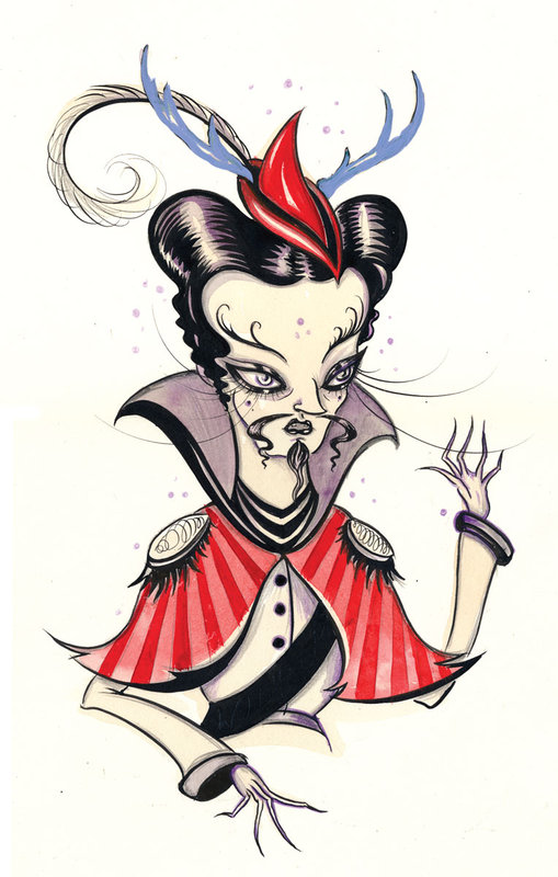 SNOW WHITE Camille Rose Garcia Illustrations THE HANDSOME PRINCE