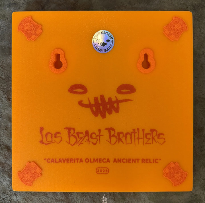 ART COLLECTOR STARTER KIT XI GROUP SHOW A COLLECTION OF 12" X 12" WORKS CALAVERITA OLMECA ANCIENT RELIC (CUSTOM MADE, HAND-SIGNED BACK PLATE)