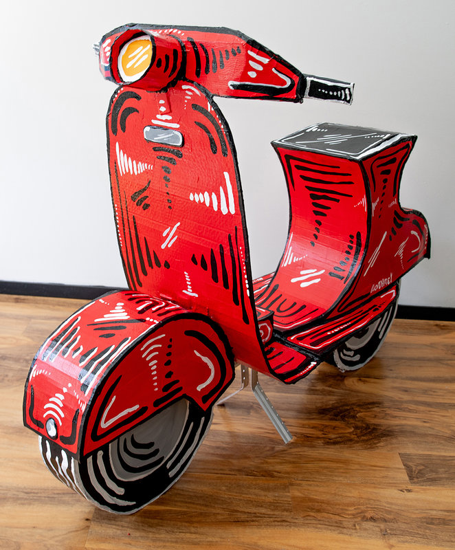 20TH ANNIVERSARY GROUP SHOW Main Gallery RED SCOOTER