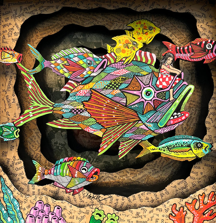 ART COLLECTOR STARTER KIT XI GROUP SHOW A COLLECTION OF 12" X 12" WORKS BUOYANT