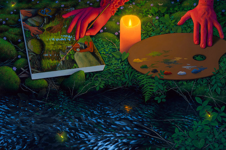 ADRIAN COX  The Well of Dreams PAINTER'S STUDY