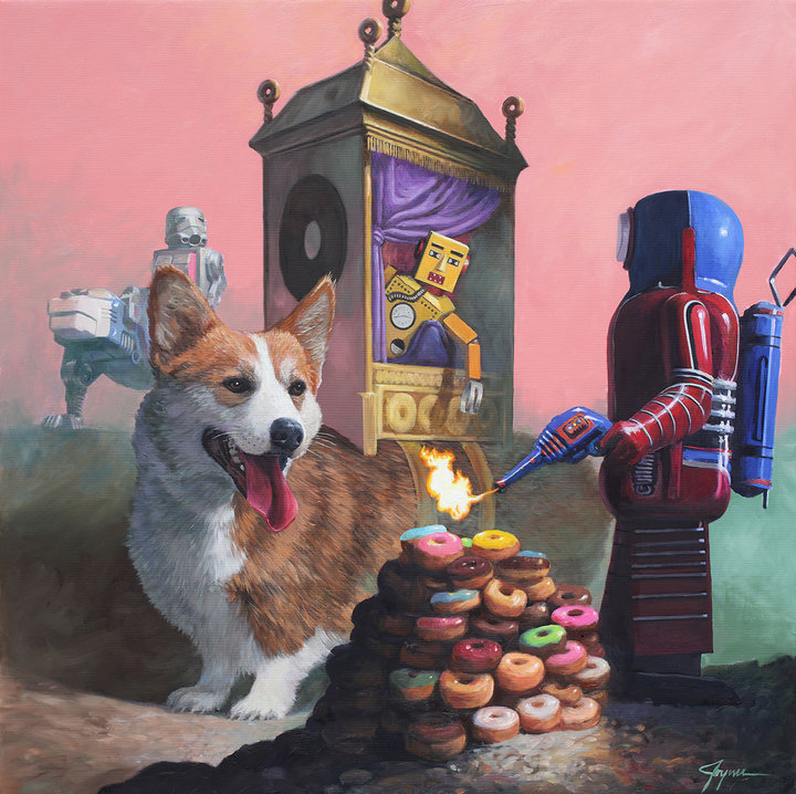 ERIC JOYNER Glazed Machinations CORGI OF VALLEJO