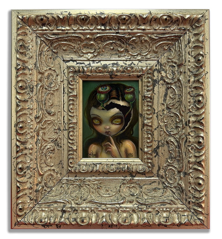 Jasmine Becket-Griffith & David Van Gough DEATH & THE MAIDEN THE VISAGE VINE (FRAMED)