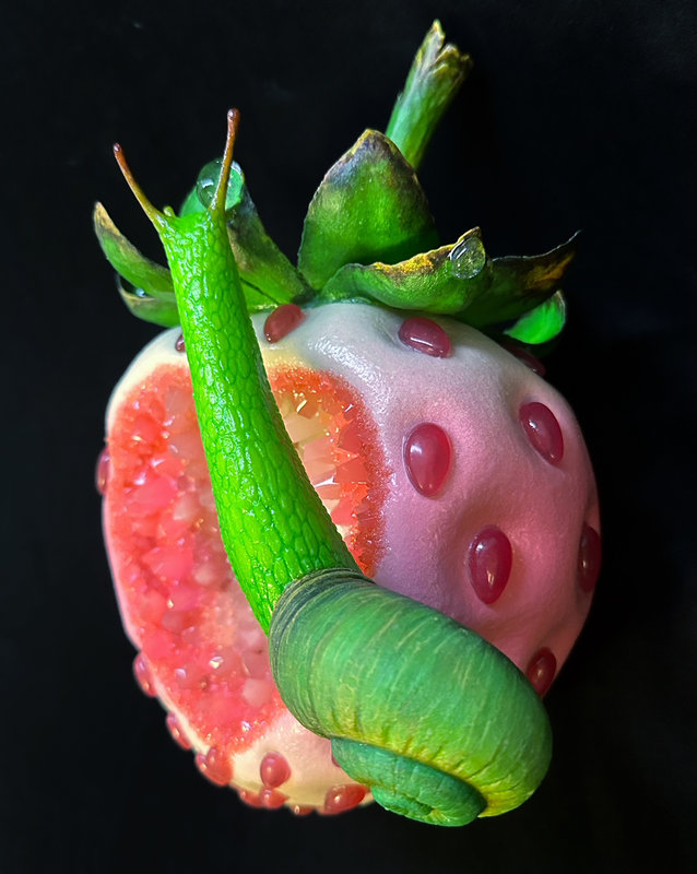 ART COLLECTOR STARTER KIT XI GROUP SHOW A COLLECTION OF 12" X 12" WORKS NATURE'S CANDY (SIDE VIEW)