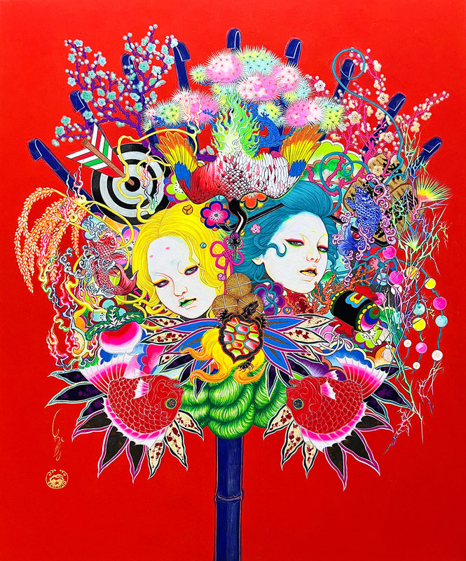 20TH ANNIVERSARY GROUP SHOW Main Gallery KUMADE: OKAME & OTAFUKU