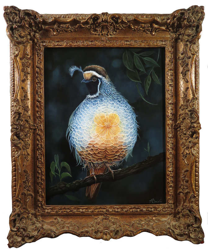 SIRENS Ciou, Molly Devlin and Yulia Pustoshkina A GIFT FROM A GOLDEN LIGHT (FRAMED)