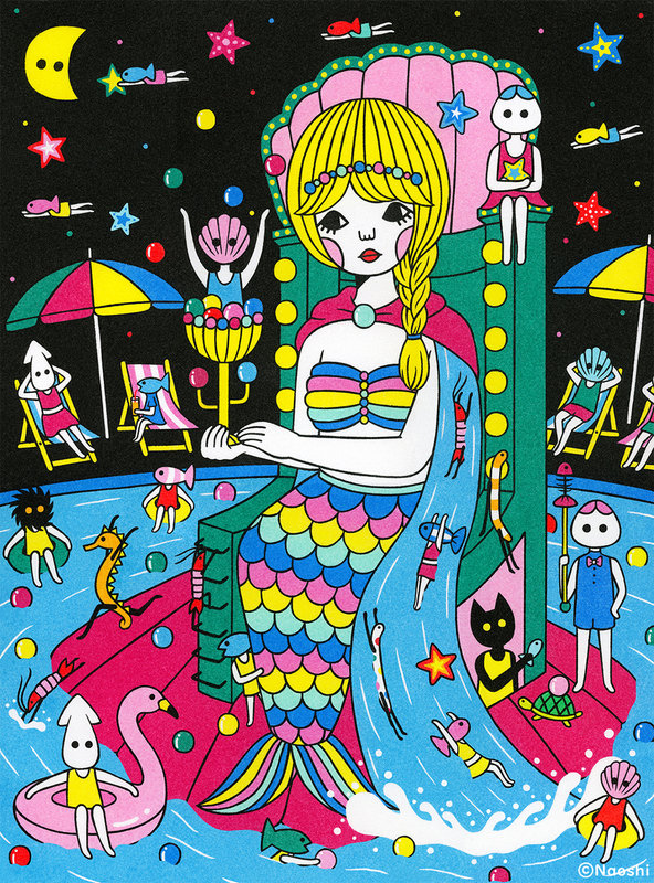 20TH ANNIVERSARY GROUP SHOW September Edition QUEEN OF CUPS -THE MERRY MERMAID POOL-