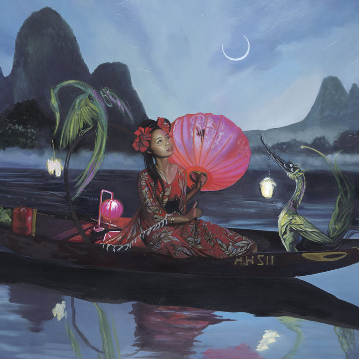 REDD WALITZKI "THE DAYS OF MIRACLE AND WONDER"  Gallery 2 SEA OF LIGHT DETAIL