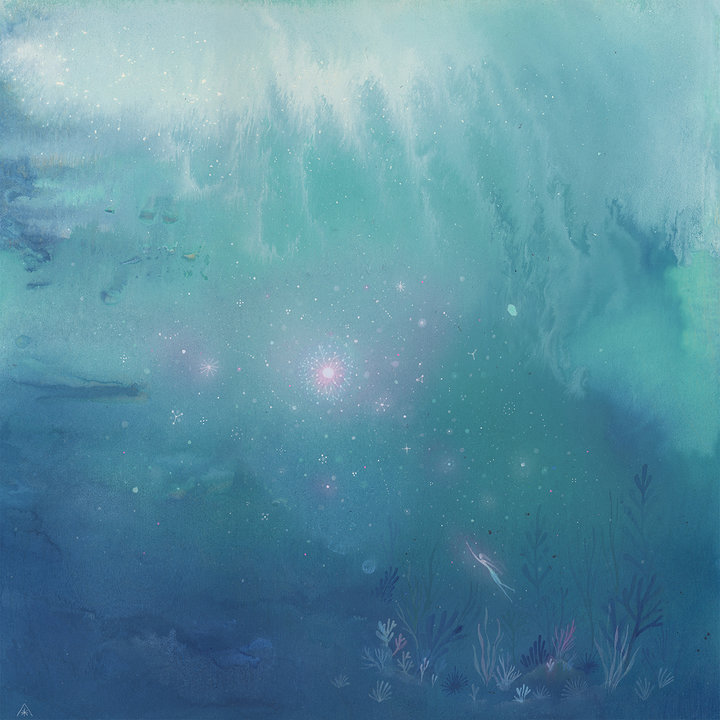 ART COLLECTOR STARTER KIT XI GROUP SHOW A COLLECTION OF 12" X 12" WORKS DEEP DIVER