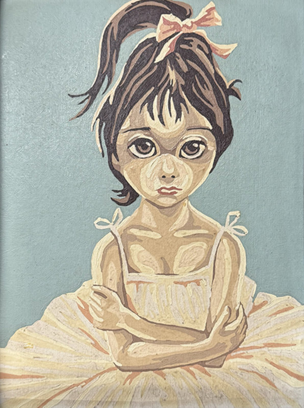 Altered Images Vintage Paint-By-Numbers Reimagined BEFORE