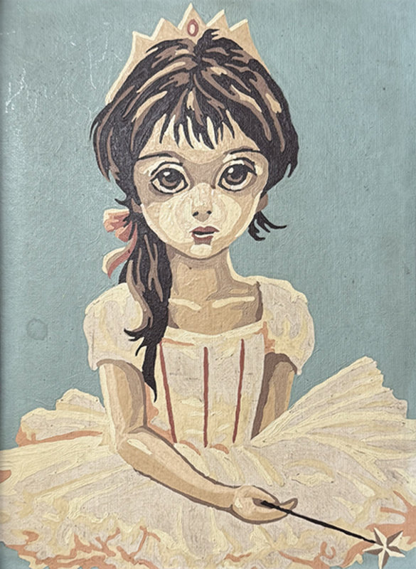 Altered Images Vintage Paint-By-Numbers Reimagined BEFORE