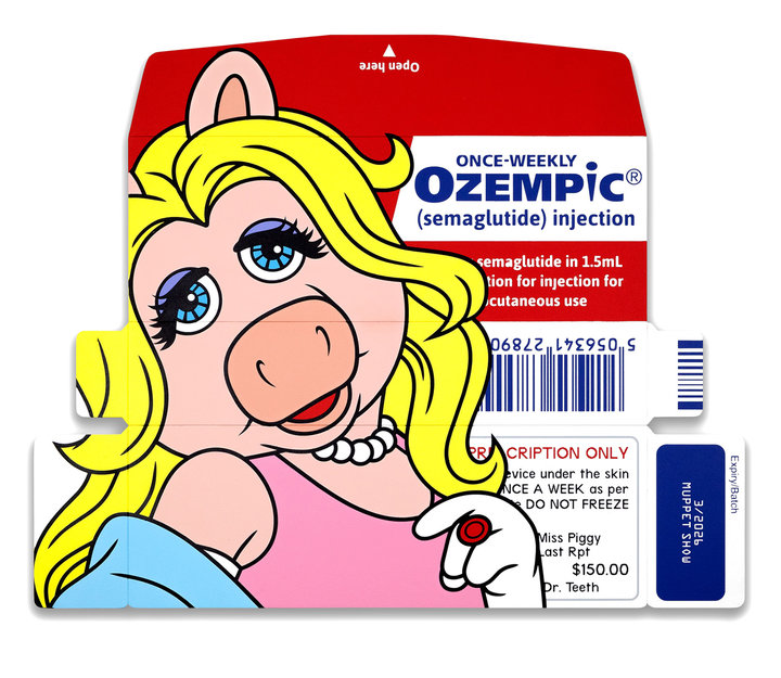 BEN FROST THIS WAY UP MISS PIGGY ON OZEMPIC