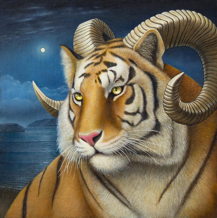 ART COLLECTOR STARTER KIT XI GROUP SHOW A COLLECTION OF 12" X 12" WORKS TIGRIS-ARIES