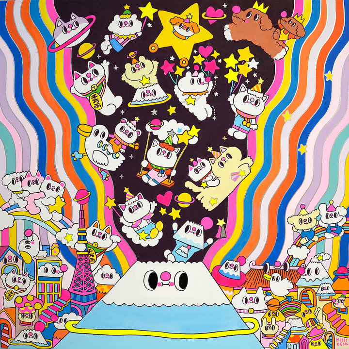 MESSY DESK A Journey To Wonderland DANCE OF RAINBOW