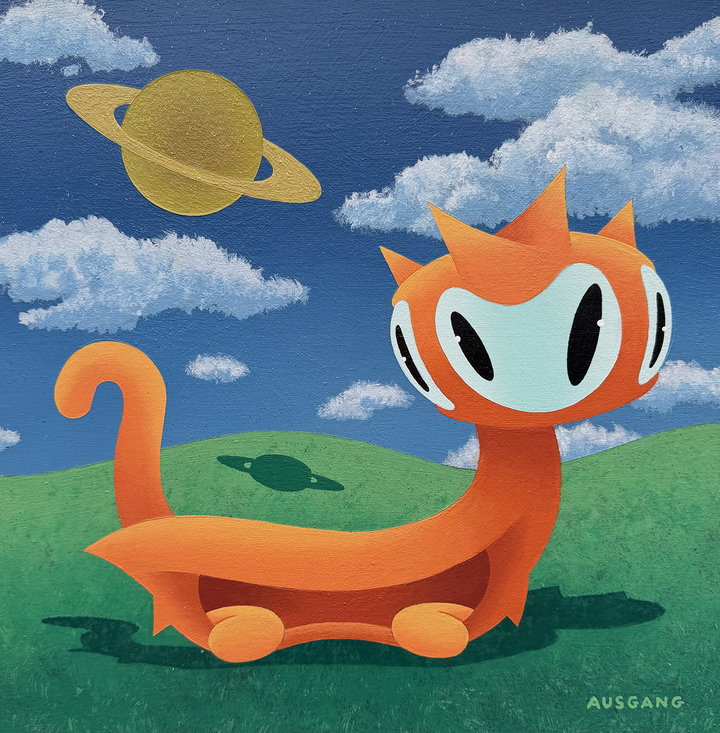 ART COLLECTOR STARTER KIT XI GROUP SHOW A COLLECTION OF 12" X 12" WORKS SPACESHIP EARTH