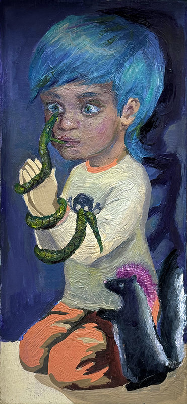 Altered Images Vintage Paint-By-Numbers Reimagined SNAKE BITE