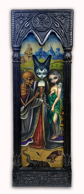 Jasmine Becket-Griffith & David Van Gough DEATH & THE MAIDEN DEATH (FRAMED)