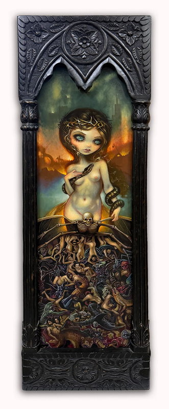 Jasmine Becket-Griffith & David Van Gough DEATH & THE MAIDEN THE MAIDEN (FRAMED)