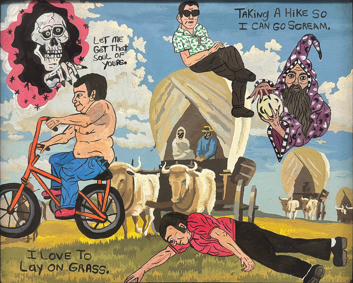 Altered Images Vintage Paint-By-Numbers Reimagined LAY ON GRASS