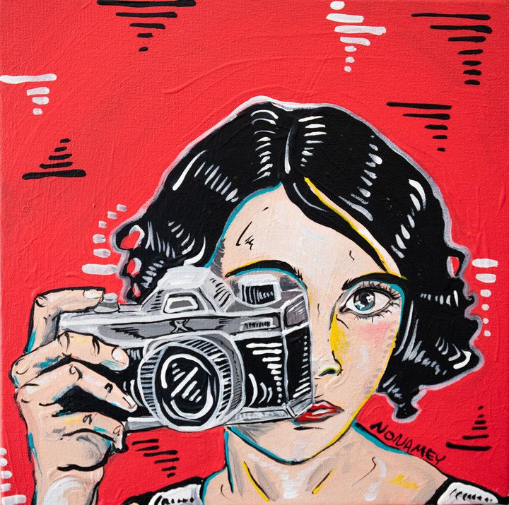 ART COLLECTOR STARTER KIT XI GROUP SHOW A COLLECTION OF 12" X 12" WORKS CODE SWITCHING (GIRL)