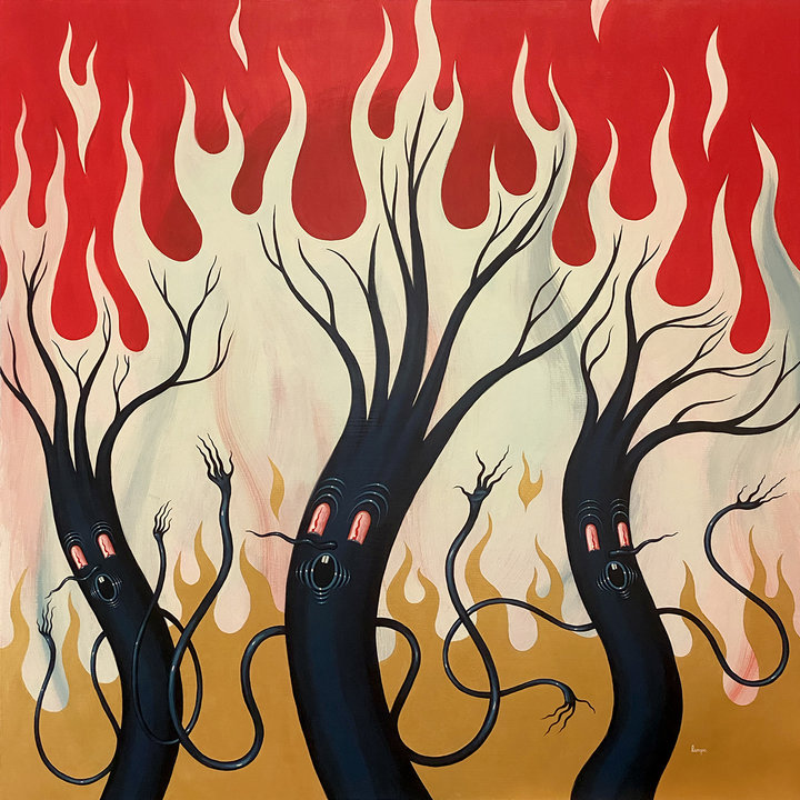 TRAVIS LAMPE The Ham-Fisted Coping Mechanism THE NON-FLAME-RETARDENT TREES