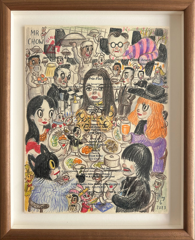 20TH ANNIVERSARY GROUP SHOW September Edition MR. CHOW (FRAMED)
